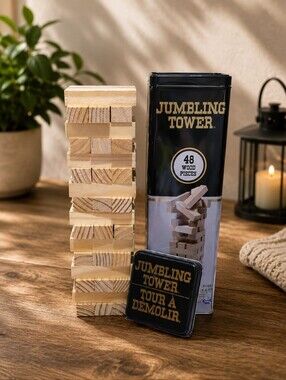 Jumbling Tower block Game with 48 Pieces